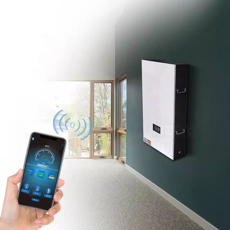 Indoor wall mount lithium battery pack